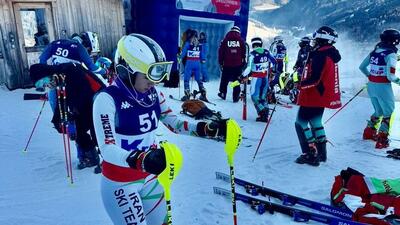 اسکی آلپاین | مارپیچ کوچک؛ صدف ساوه‌ شمشکی بیست‌ و ششم شد