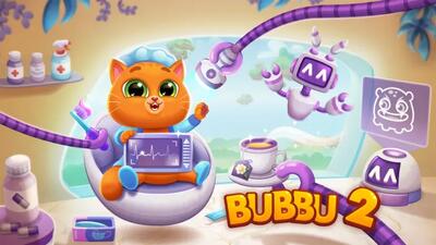  معرفی بازی موبایل Bubbu 2 | مراقبت از گربه در مریخ