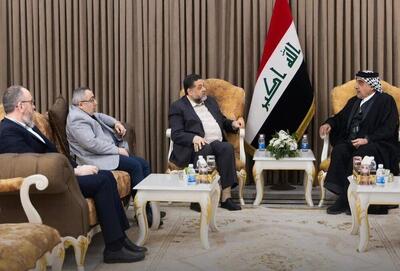  دیدار نخست‌وزیر اسبق عراق با مقامات جنبش حماس