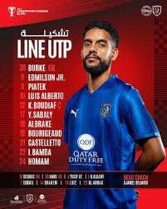 آمار AFC از بازی تراکتور مقابل الدحیل