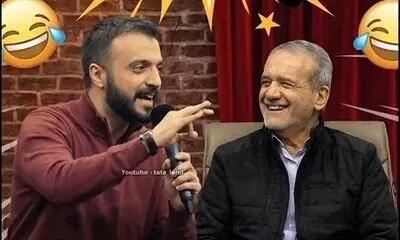 شوخی ابوطالب با عربی حرف زدن پزشکیان/ ویدئو