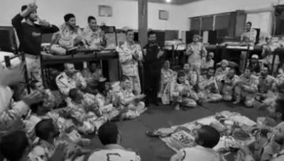 فیلم/ دورهمی یلدایی سربازان در پادگان