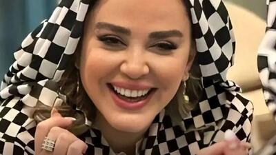  ماجرای لباس مجلسی پر زرق و برق بهاره رهنما در دورهمی هنرمندان!