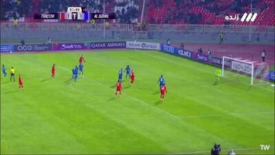 ویدیو: گل دوم تراکتور به الدحیل توسط حسین‌زاده - پارس فوتبال