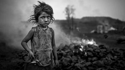 عکس دختر 10 ساله افغان، ستاره امسال یونیسف