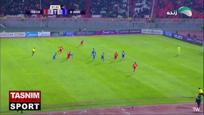 گل دوم تراکتور به الدحیل توسط امیرحسین حسین‌زاده / تراکتور 2 - 1الدحیل