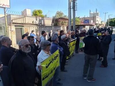  تجمع دوباره بازنشستگان تأمین اجتماعی در چند شهر + عکس