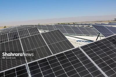 قائم پناه: ۳ هزار و ۵۰۰ مگاوات انرژی خورشیدی وارد مدار شده است
