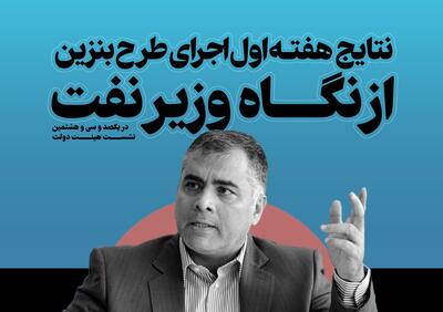  نتایج هفته اول طرح بنزین از نگاه وزیر نفت