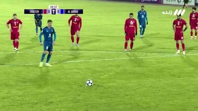 گل اول الدحیل به تراکتور+ ویدئو