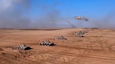 تست هلی کوپتر ایران توسط فرمانده ارتش