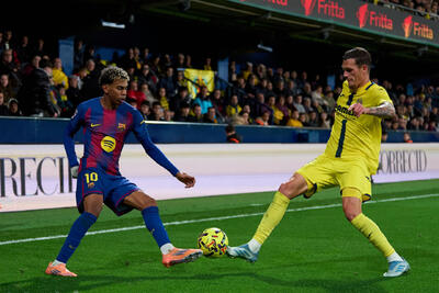 حرکت تماشایی لامین یامال مقابل ویارئال