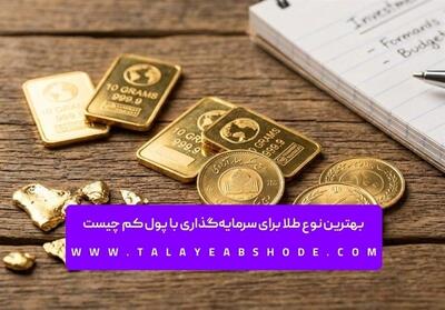 بهترین نوع طلا برای سرمایه گذاری با پول کم چیست - تسنیم