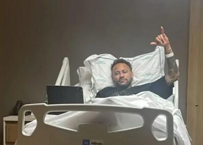 نیمار دوباره روی تخت بیمارستان!