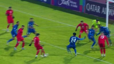 گل اول تراکتور به الدحیل توسط شجاع خلیل زاده