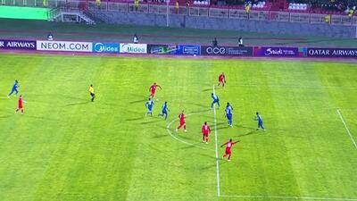 گل دوم تراکتور به الدحیل توسط حسین زاده