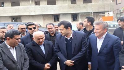  بازدید وزیر ورزش و جوانان از سالن ورزشی ۵ هزار نفری جویبار + فیلم