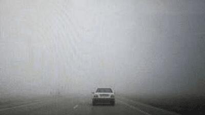  مه و کاهش دید افقی در برخی جاده‌های خراسان رضوی
