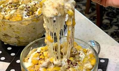  ذرت مکزیکی بازاری را دقیقاً همین‌جوری در خانه درست کن