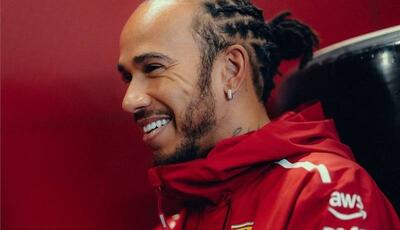 هدیه کاملا بریتانیایی همیلتون برای 1000 کارمند تیم فراری