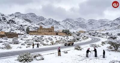 چرا پس از ۳۰ سال در عربستان برف بارید؟