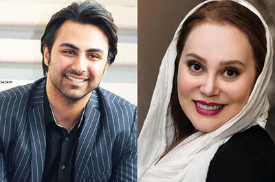  اولین یلدای دونفره آرام جعفری و همسرش