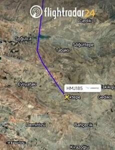 هواپیمای حامل مقامات نظامی در ترکیه سقوط کرد