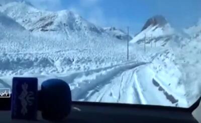 برف یک‌متری در ارتفاعات استان کرمان