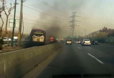 یک اتوبوس به تنهایی جور آلودگی هوای تهران را کشید!