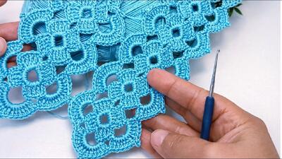  الگوی قلاب دوزی پنل آسان / قلاب دوزی برای مبتدی و حرفه ای