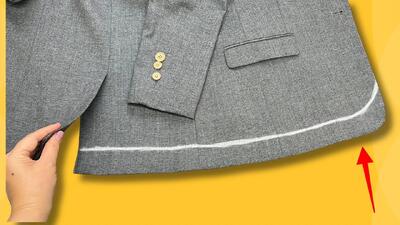 بهترین روش کوتاه کردن کت / راز خیاطان حرفه ای در کوتاه کردن کت های لوکس
