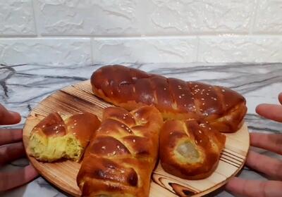  تهیه نان فطیر کرم دار؛ نان گیسو با نکات مهم!