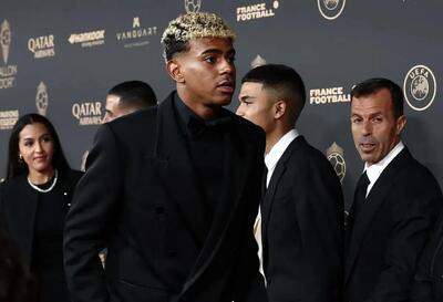 لامین یامال در راه کریستیانو رونالدو+عکس