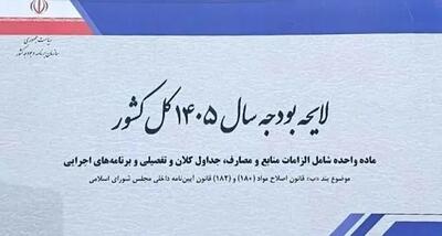 متن لایحه بودجه/ بودجه ۱۴۰۵ با حذف چهار صفر منتشر شد