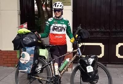 ورود بانوی دوچرخه‌سوار ایرانی به ویتنام