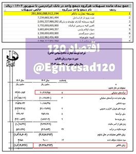 بانک ایران‌زمین به شرکت زیرمجموعه‌اش ۱۴ برابر درآمد شرکت وام داده است