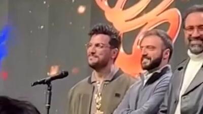 شوخی‌های جنجالی امیرحسین قیاسی و ابوطالب در جشن حافظ! + فیلم