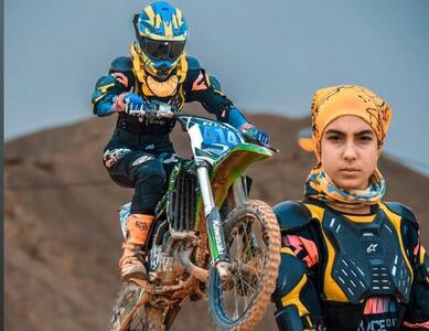 آخرین وضعیت النا معدنی‌پور دختر موتورسوار ایرانی