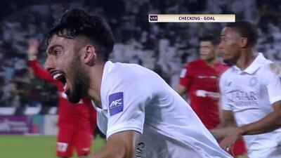 گل دوم السد به شباب الاهلی امارات (طارق سلمان دقیقه 95)