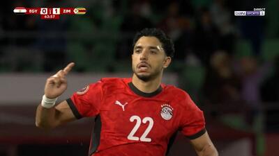 گل اول مصر به زیمبابوه (گل زیبای عمر مرموش)