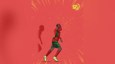 انیمیشن جالب از گل بی نظیر الکعبی مقابل کومور