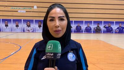 صحبت‌های شهناز یاری سرمربی تیم فوتسال بانوان استقلال بعد از بازی مقابل ثامن مشهد