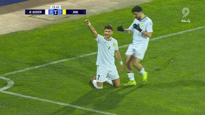 گل سوم الحسین اردن به آخال (دبل اوده الفخوری)