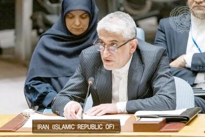 موضع قاطع نماینده ایران در برابر فشار آمریکا+فیلم