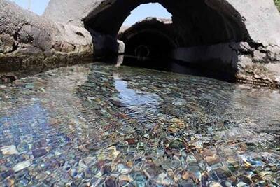 تخریب بخش‌هایی از یک قنات جهانی و بازار تاریخی سیرجان در بارندگی