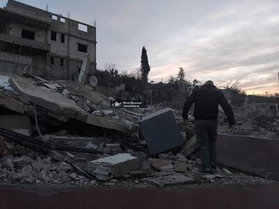  نیروهای اسرائیلی خانه‌ای را در جنوب لبنان منفجر کردند + عکس‌ها