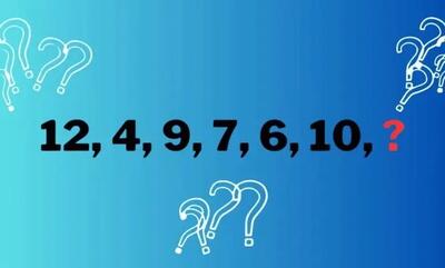  تست هوش/ عدد گمشده در دنباله منطقی را در 8 ثانیه پیدا کنید