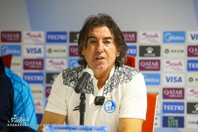 ساپینتو: استقلال در بازی فینال پیروز است/ صد درصد نیستیم