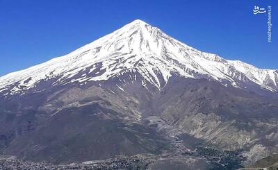  دماوند باشکوه در آغوش برف