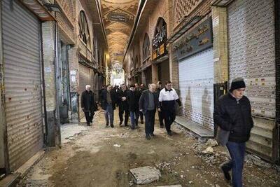 حفاری‌های غیرمجاز زیر بازار بزرگ تهران